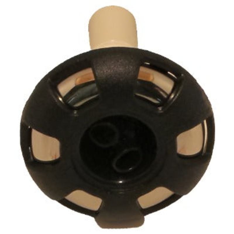 14555 JET, ADJUSTABLE CLUSTER STORM, THREADED, PULSATOR, BLACK/SS TRIM