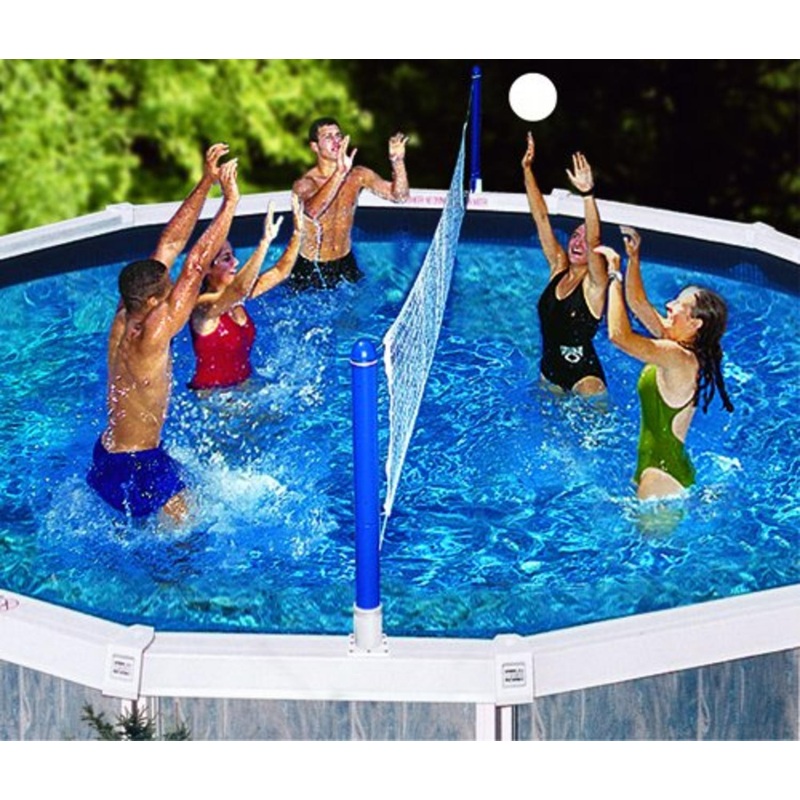 Cross Pool Volleyball Game