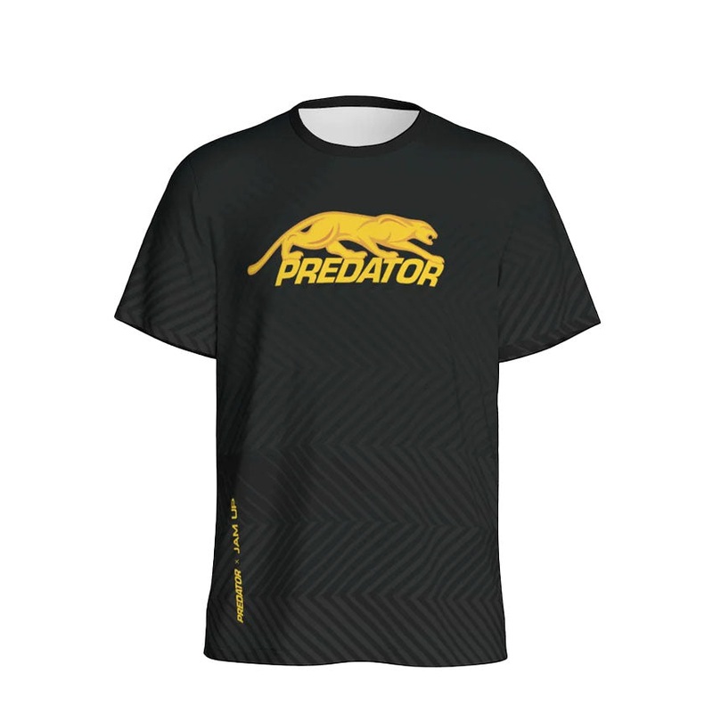 Predator Tech Tee Black with Yellow Logo T-Shirt