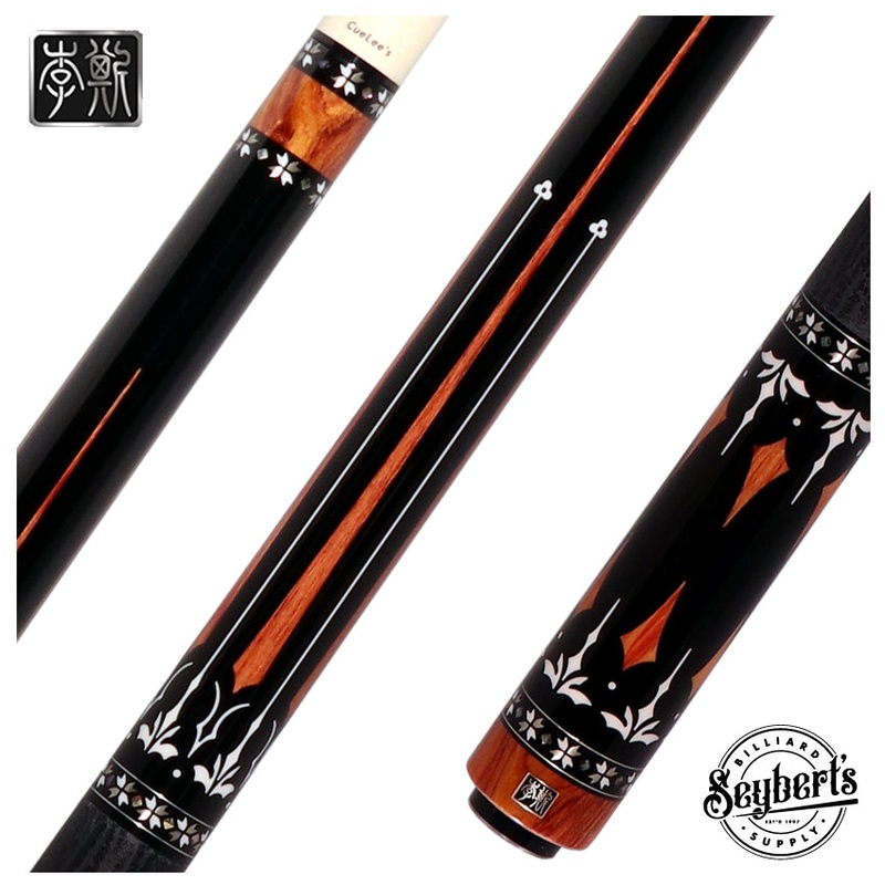 Cuelees Carefree 1 Pool Cue with Genuine Black Shark Skin Wrap - LS-A02