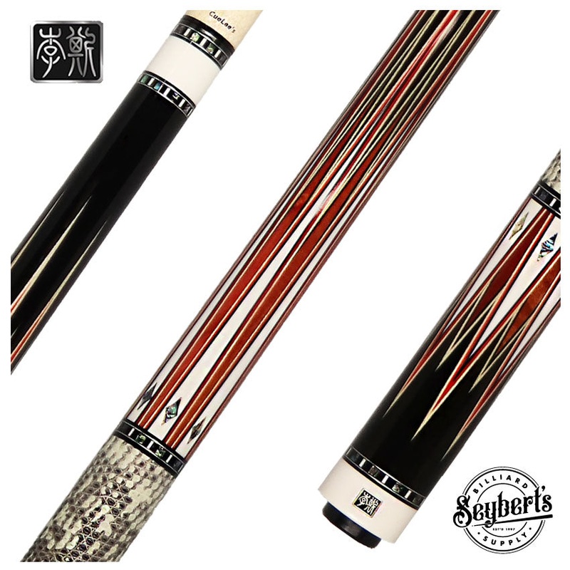 Cuelees Skyblade 1 with Genuine  Ringtail Lizard Wrap Pool Cue - LS-B06