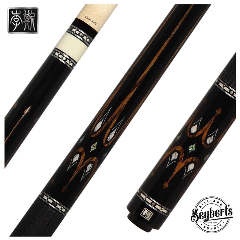Cuelees Tyrant 1 Pool Cue with Shark Skin Wrap - LS-E01