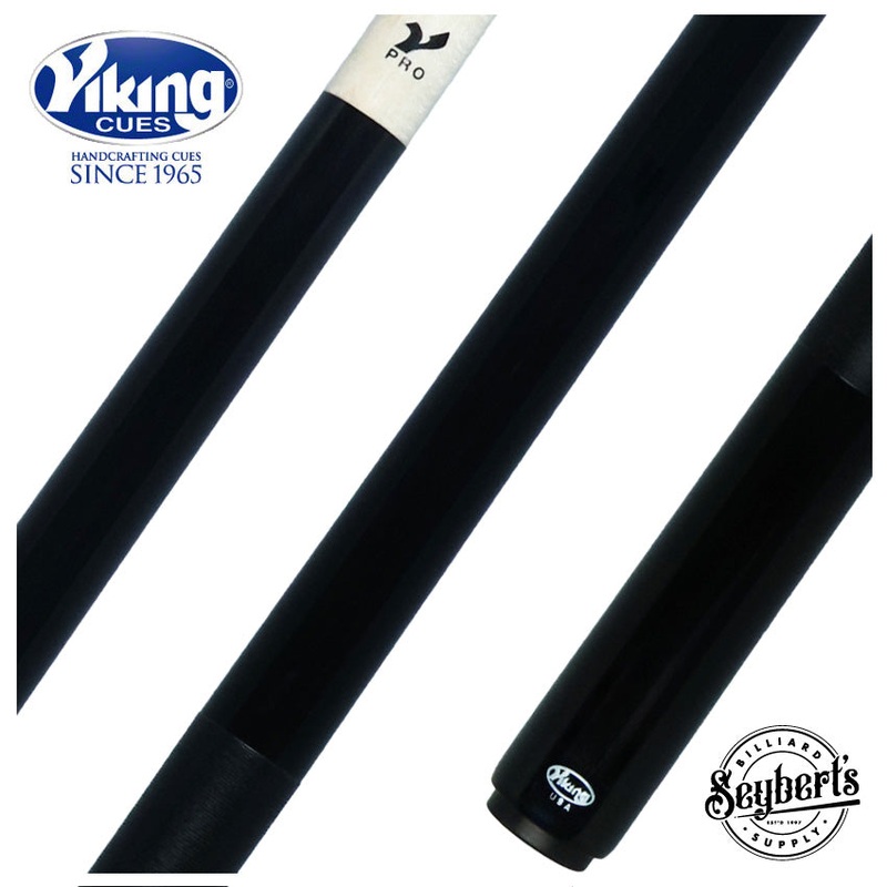 Viking Ovation Series Midnight Black S-Tuned Play Cue with VPRO Uni-Loc 12.5mm Shaft - OV0102STUNED