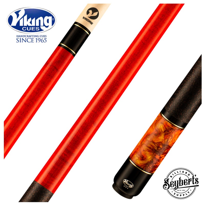 Viking Bedlam Series Sienna-Stained Maple with Autumn Sunset Pearl Play Cue - BE0109