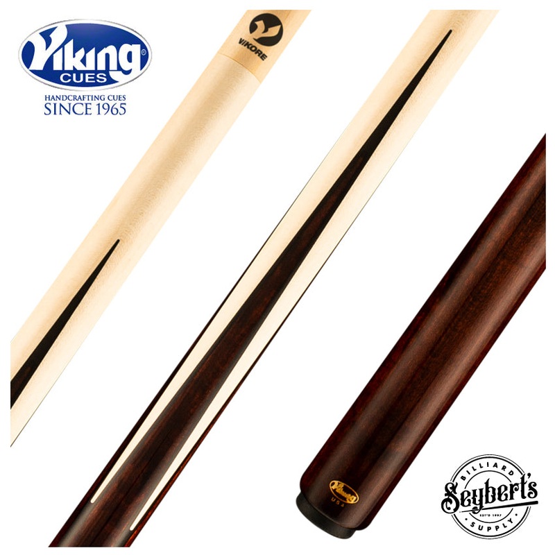 Viking Impero Series Coffee-Stained Maple with 4 Birdseye Maple Inlaid Points Play Cue - IM0205
