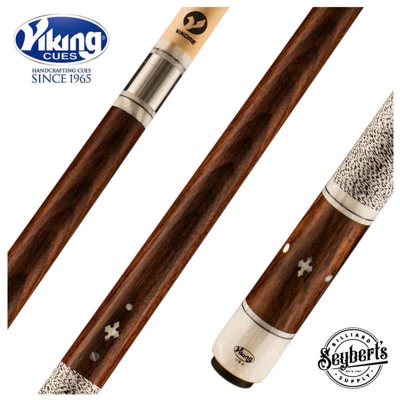 Viking Impero Series East Indian Rosewood with 15 White Premium Pearl Inlays Play Cue - IM0600