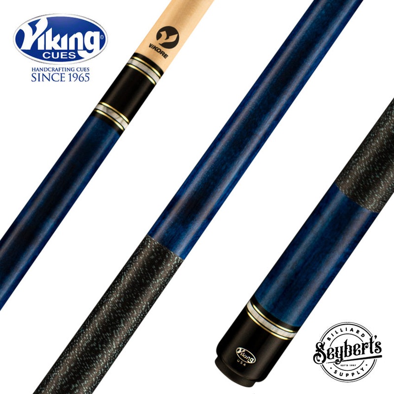 Viking  Storm Series Ocean Blue-Stained Maple Play Cue - ST0407