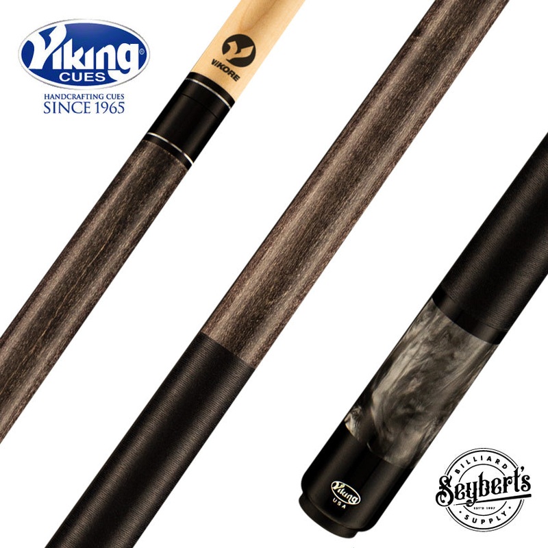 Viking Storm Series Smoke-Stained Maple with Smoke Premium Pearl Play Cue - ST0711