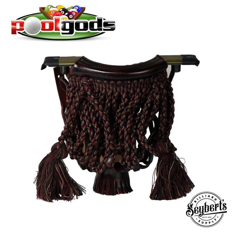 #3 Antique Fringe Leather Set - Mahogany
