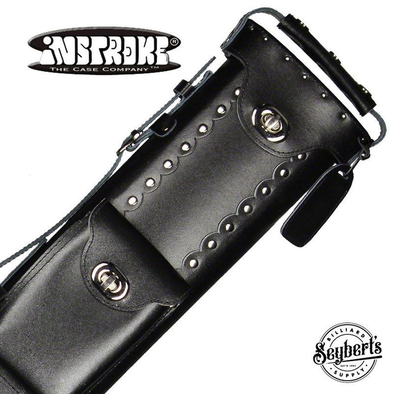 Instroke Geo Black 2x3 Pool Cue Case - GEO2X3B
