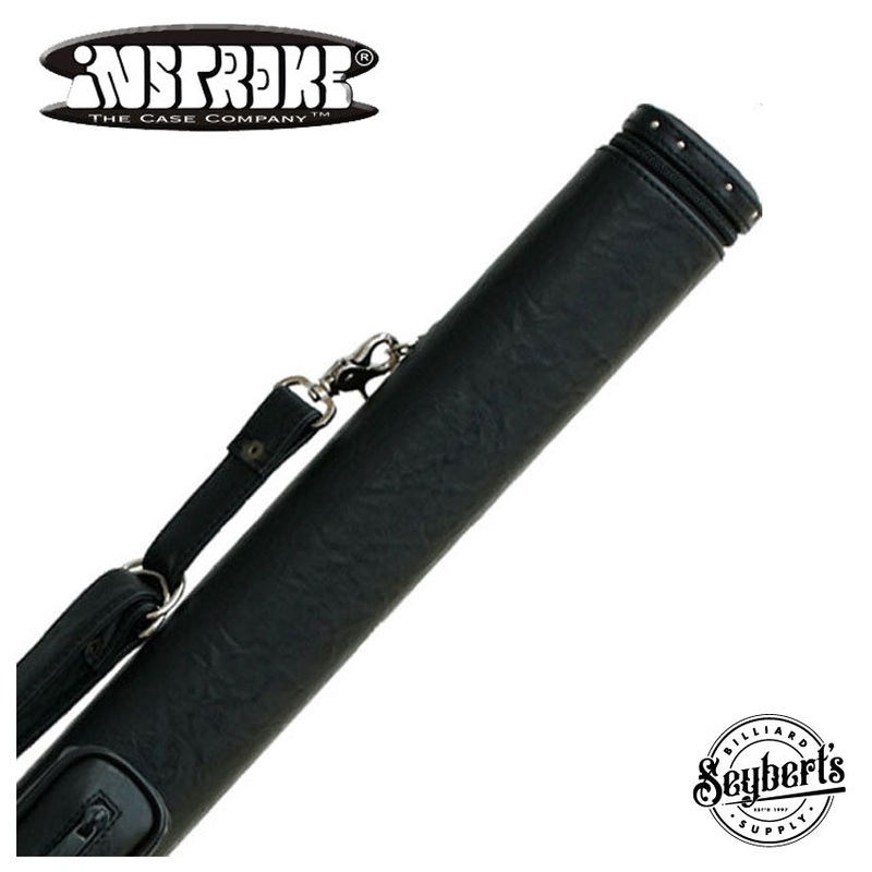 Instroke Premier Black 1x2 Pool Cue Case - P1X2B
