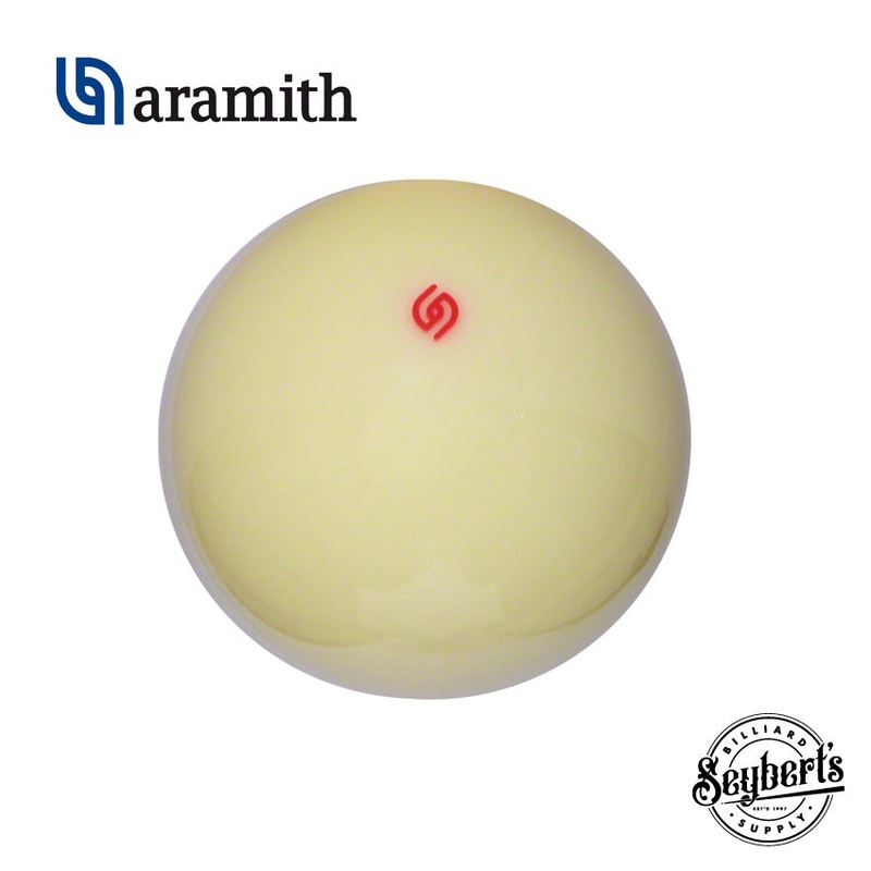 Standard Super Pro Aramith Cue Ball Red Logo