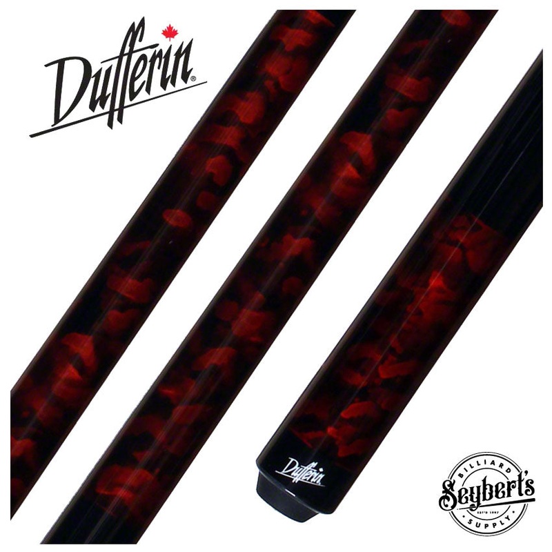 Dufferin Marbled Red Dream Pool Cue - D202