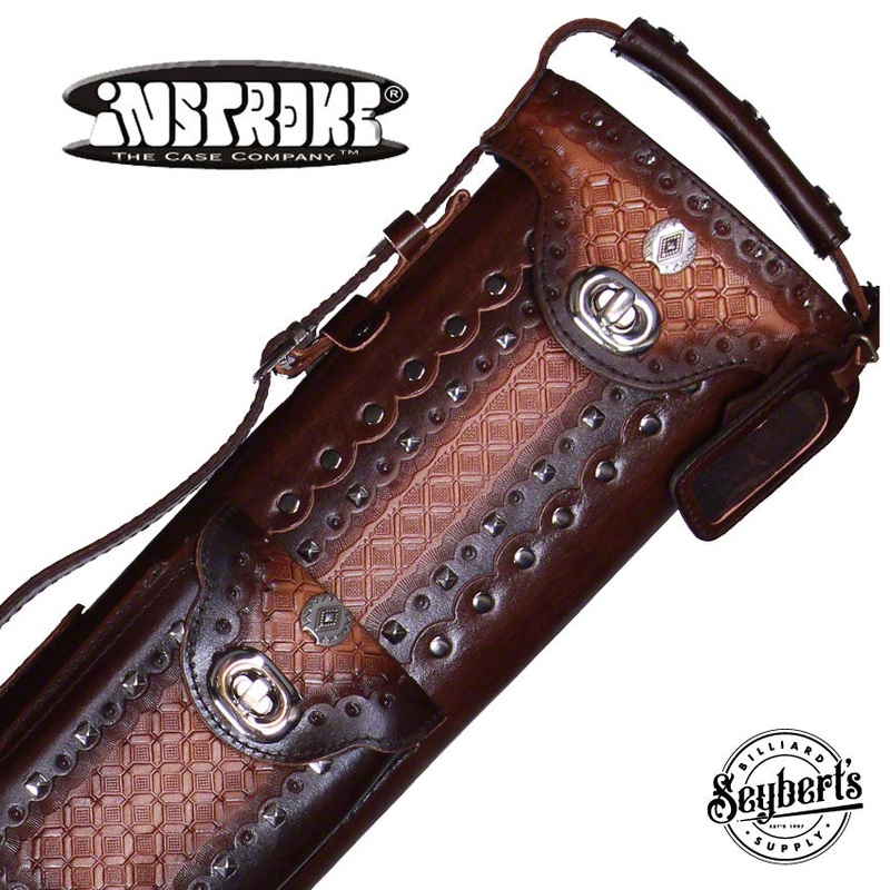 Instroke Southwest Brown 3x7 Pool Cue Case - INSW37BR