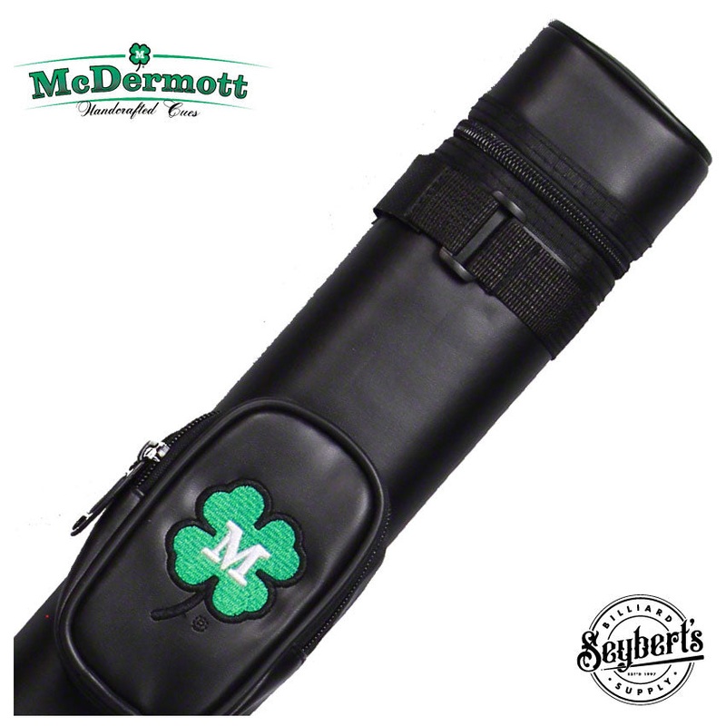 McDermott Black Oval 1x1 Hard Pool Cue Case - 750931