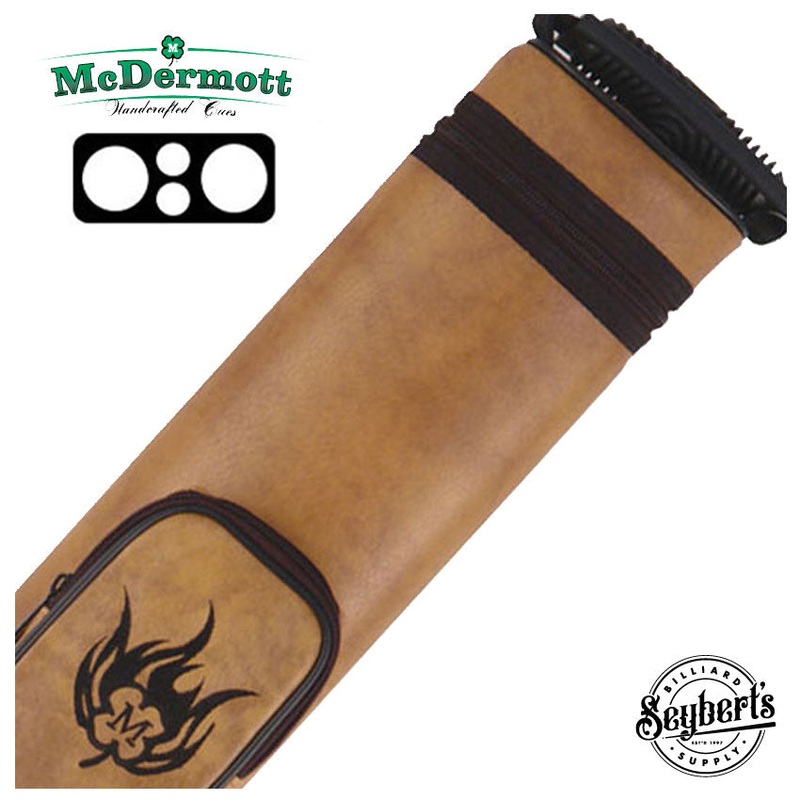 McDermott Wildfire Tan 2x2 Pool Cue Case - 750910