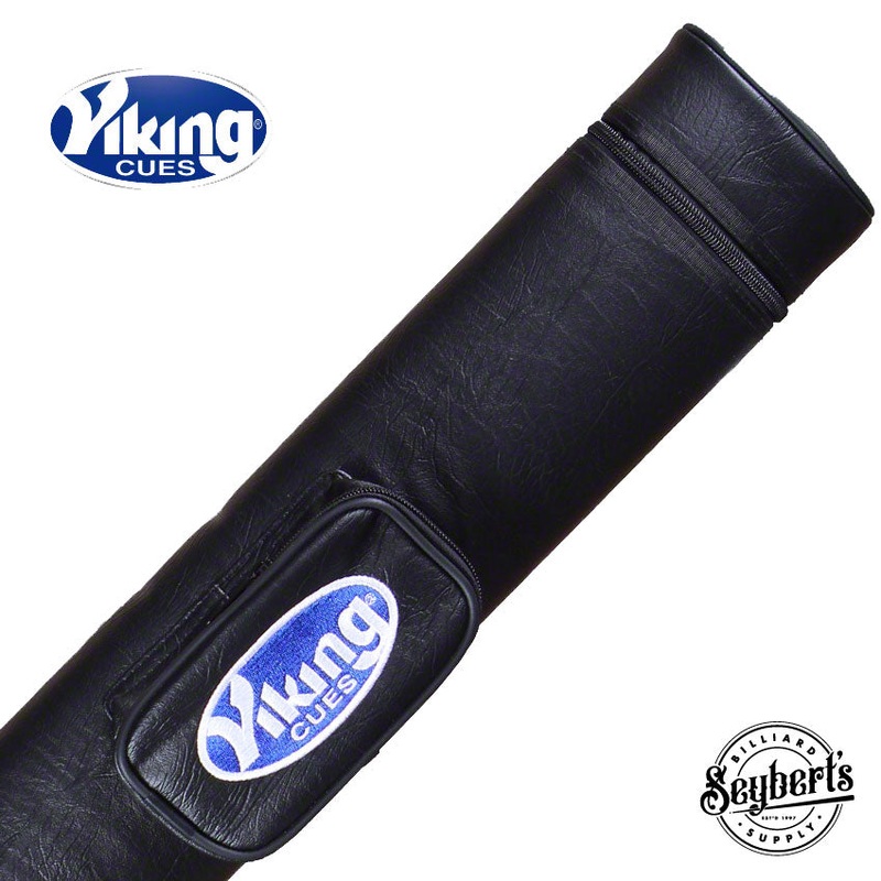 Viking Pro Black 1x2 Hard Pool Cue Case - CS12