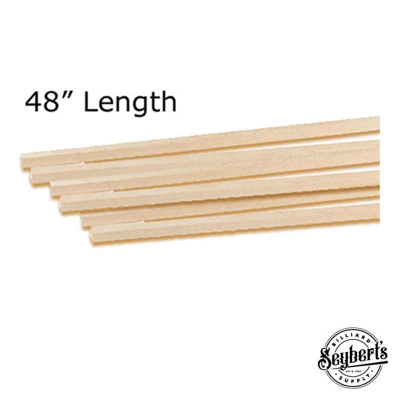 Wood Feather Strips 48" long Set Of 6