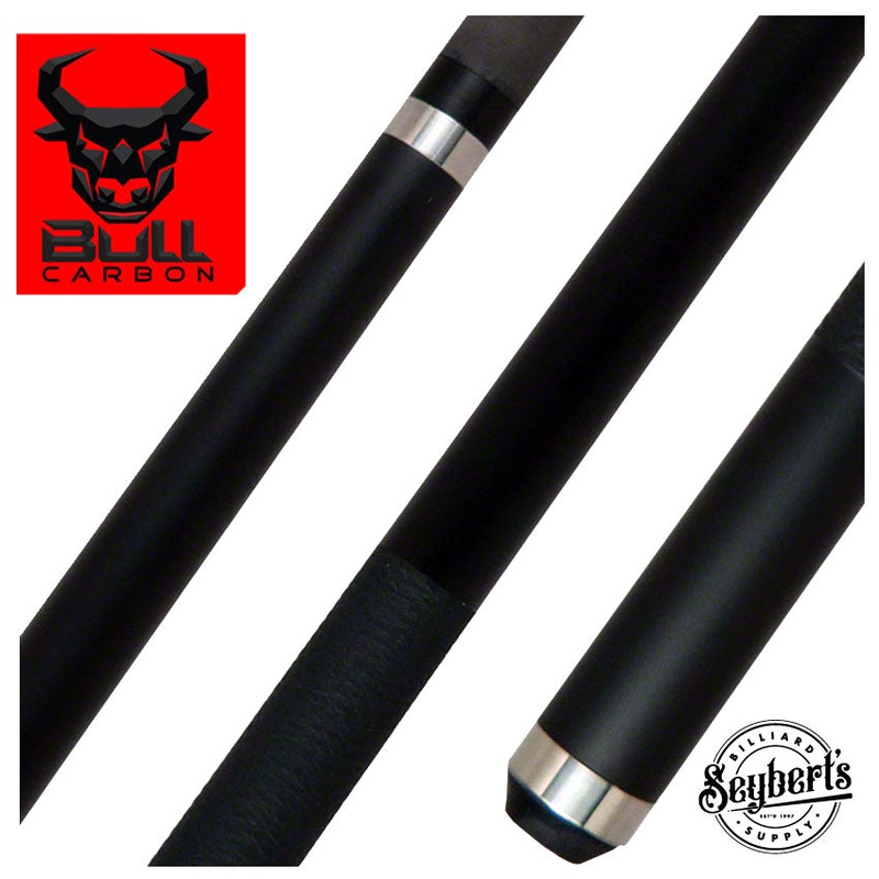 Bull Carbon Onyx Black Pool Cue with Bull Carbon Shaft - LD11