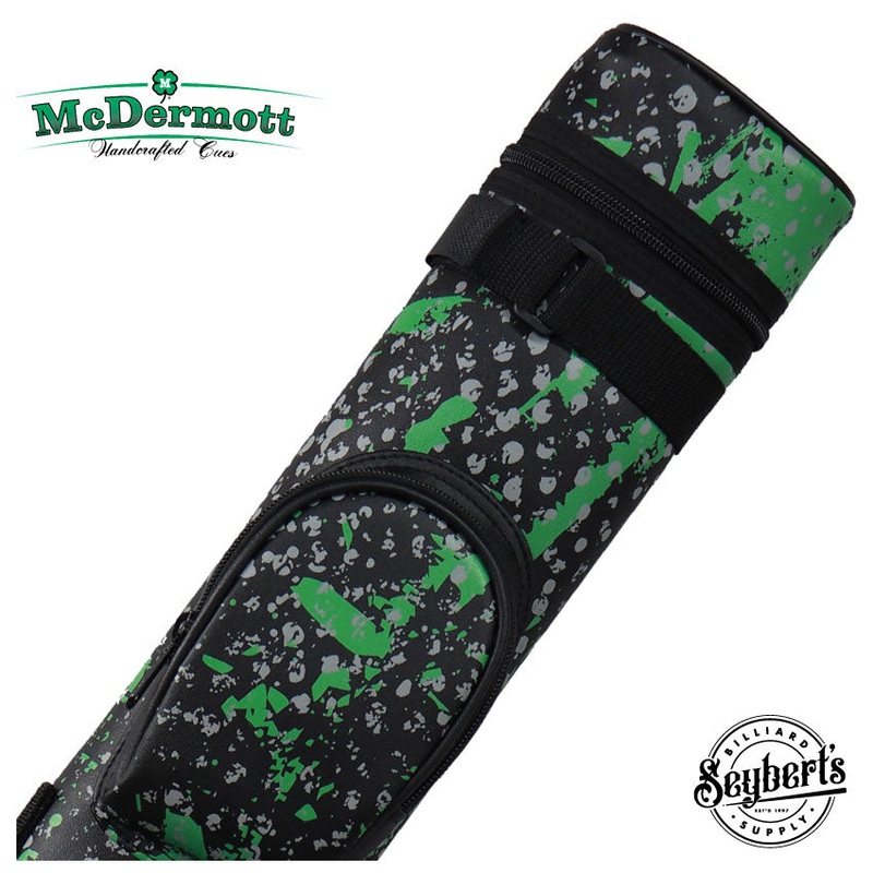 McDermott Designer Black/Green/Gray 2x2 Pool Cue Case - 750937