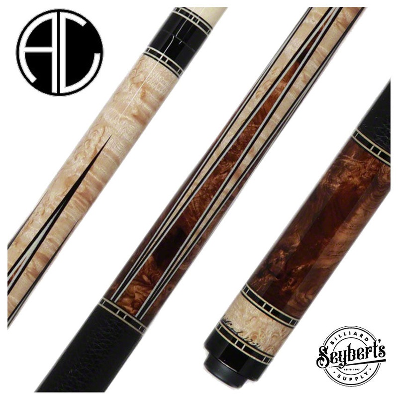 Ariel Carmeli Curly Maple Custom 6 Point Burl Play Cue