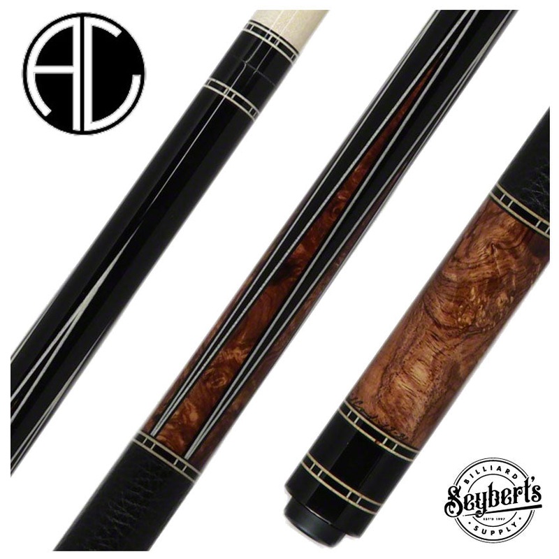 Ariel Carmeli Custom Ebony  6 Point Burl Play Cue