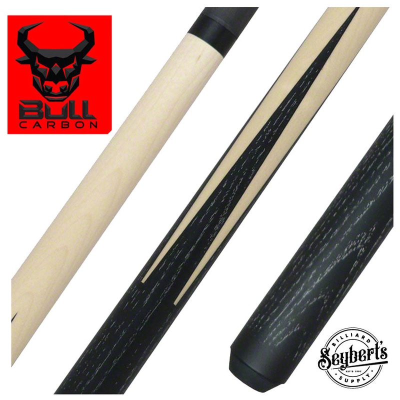 Bull Carbon Black Sneaky Pete Pool Cue with Bull Carbon Shaft - LD5
