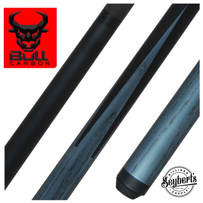 Bull Carbon Blue Metallic Sneaky Pete Pool Cue with Bull Carbon Shaft - LD7
