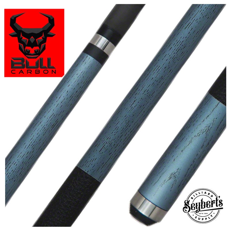 Bull Carbon Ice Blue Pool Cue with Bull Carbon Shaft - LD4
