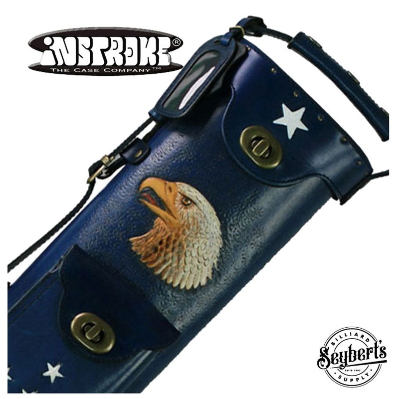 Instroke Custom Eagle Hand Painted 3x5 Pool Cue Case - 35EAGLE