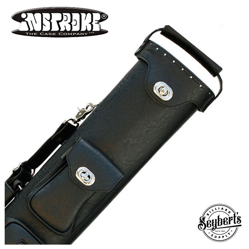Instroke Premier Black 2x2 Pool Cue Case - P2X2B