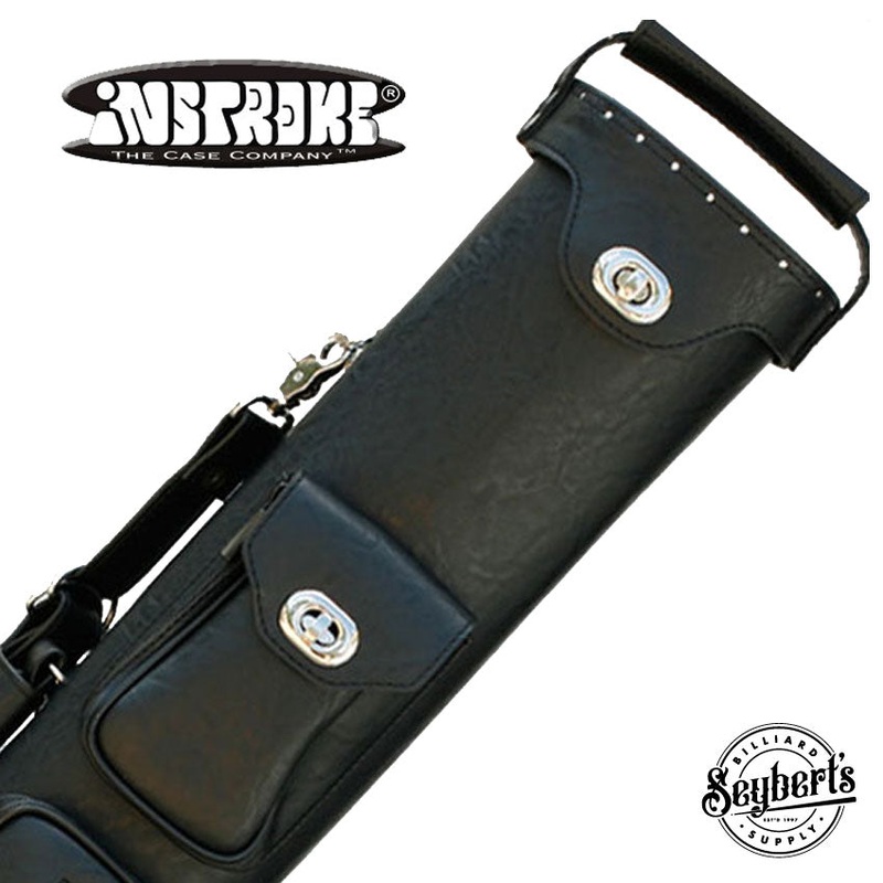 Instroke Premier Black 2x3 Pool Cue Case - P2X3B