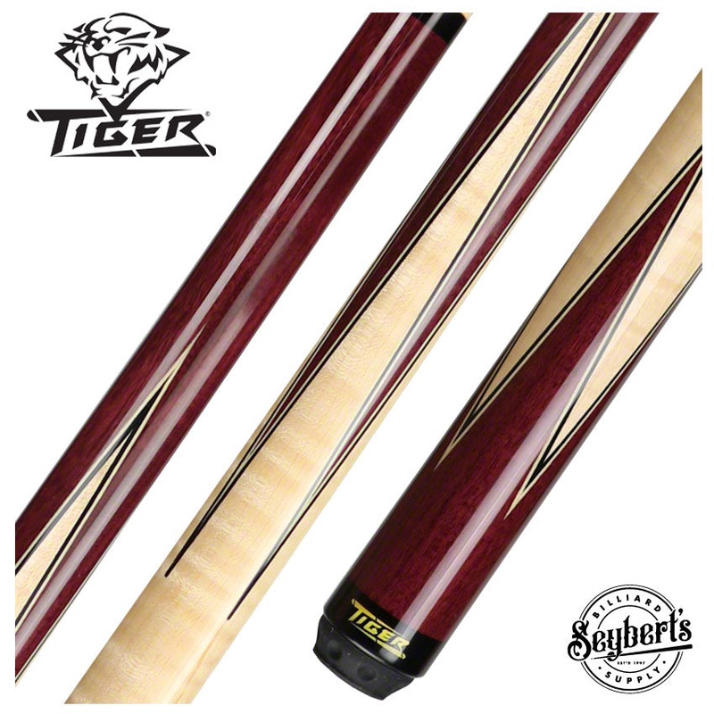 Tiger Sneaky Pete Cue - Purpleheart With Ultra Shaft - TH5