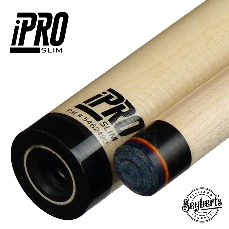 3/8 x 10 Black Collar McDermott iPRO Slim Pool Cue Shaft 12mm
