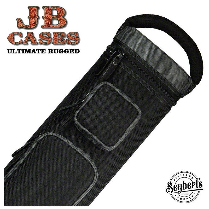 JB Ultimate Rugged Black/Grey Pool Cue Case - URBKGY