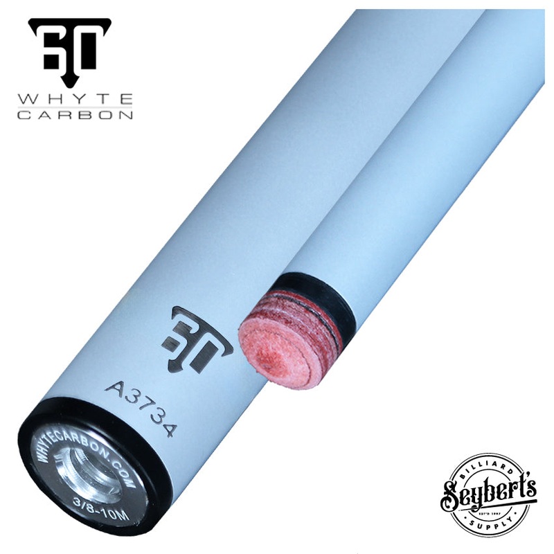 Triple 60 Whyte Carbon 3/8 X 10 Thread Cool White Carbon Fiber Play Shaft