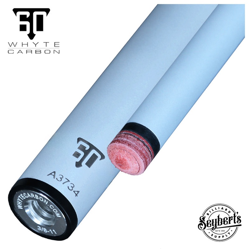 Triple 60 Whyte Carbon 3/8 X 11 Thread Cool White Carbon Fiber Play Shaft