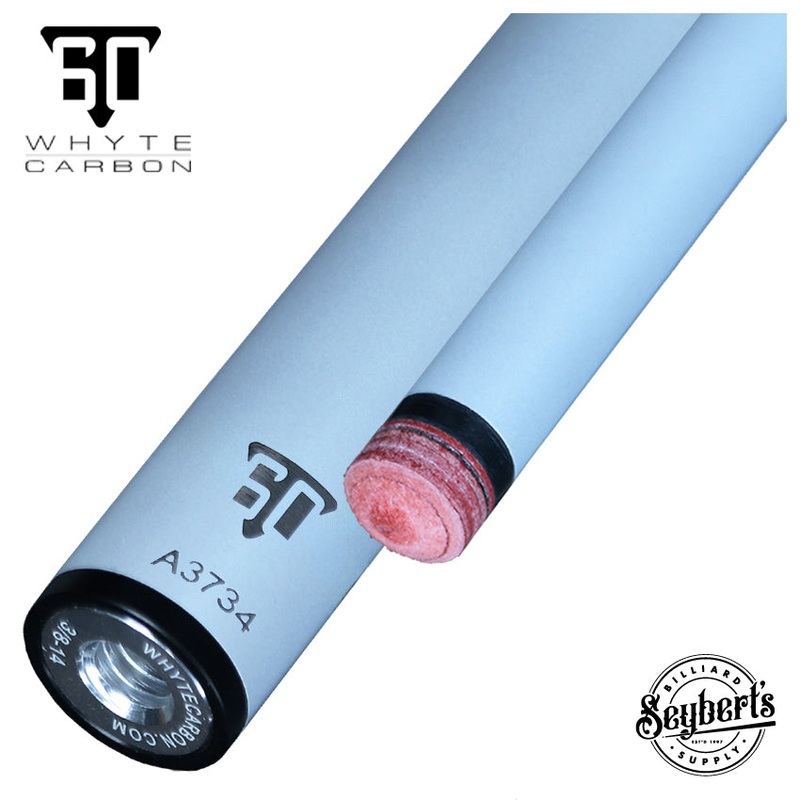 Triple 60 Whyte Carbon 3/8 X 14 Thread Cool White Carbon Fiber Play Shaft