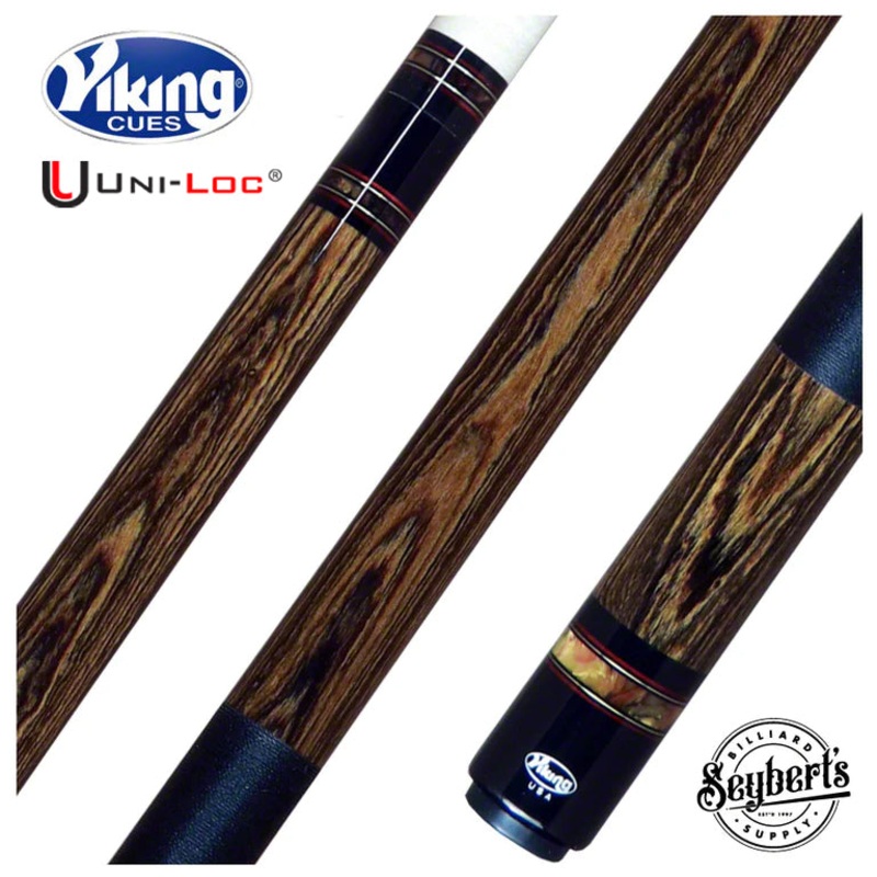 Viking S-TUNED Bocote Pool Cue with Vikore Uni-Loc - OV0300STUNED
