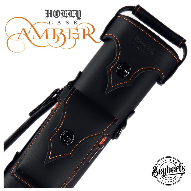 Holly Spectrum Stitched Amber Pool Cue Case - HSO