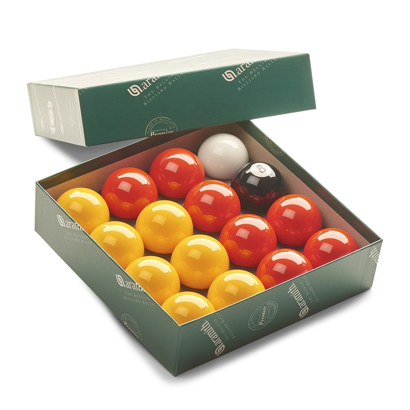 Aramith Premier Red Yellow English Pool Balls