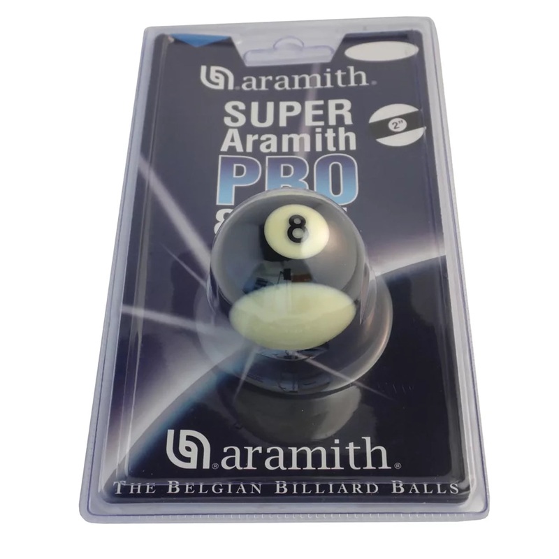 Aramith Super Pro 8 Ball (2, English pool size)