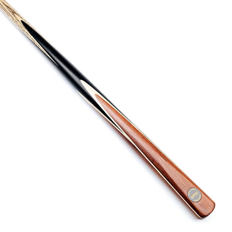 Asia Cues Support - One Piece Snooker Cue 9.5mm Tip, 18oz, 57.25"