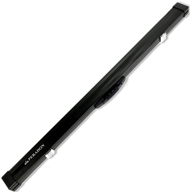 Peradon Black Aluminium 3/4 Cue Case