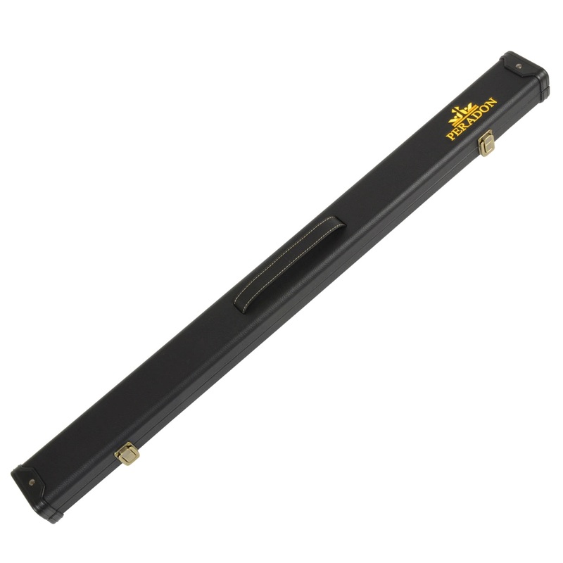 Peradon Black Clubman Two Piece Cue Case