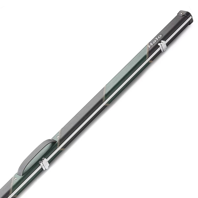 Peradon Black & Green Stripe Halo Thin One Piece Cue Case