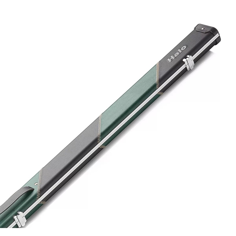 Peradon Black & Green Stripe Halo Wide One Piece Cue Case