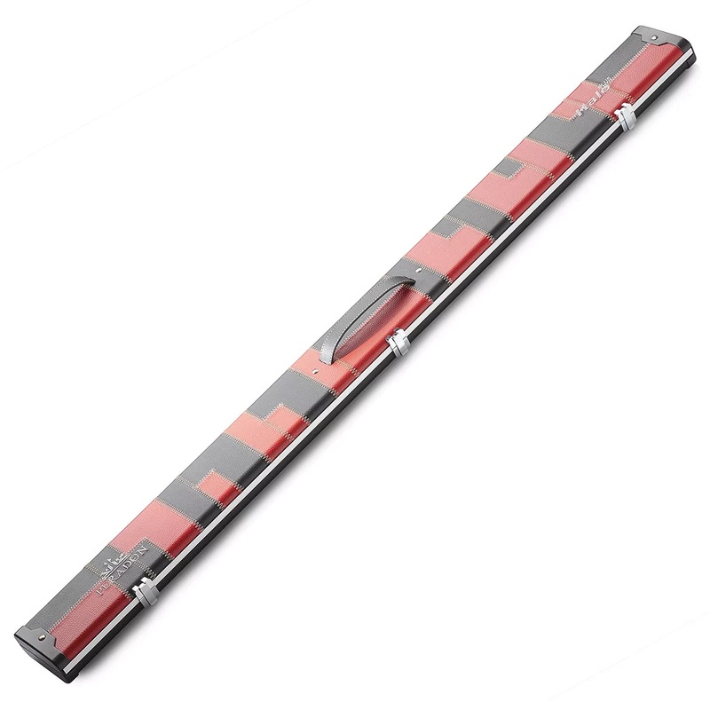 Peradon Black & Red Patch Halo Plus 3/4 Cue Case