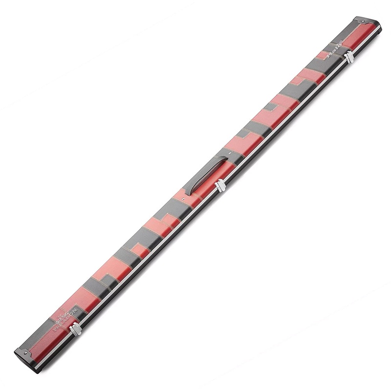 Peradon Black & Red Patch Halo Plus One Piece Cue Case