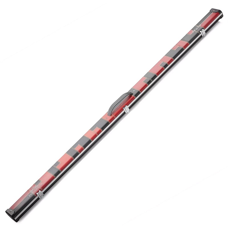 Peradon Black & Red Patch Halo Wide One Piece Cue Case